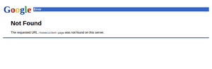 Error page, before 2010