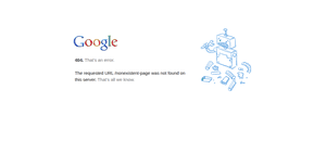 Error page, 2011-2013